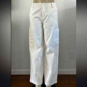 Vince Cream Textured Pants